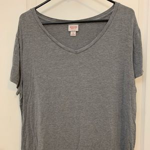 Grey V neck